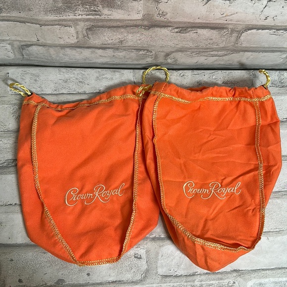 Two crown royal peach bags - Picture 1 of 3